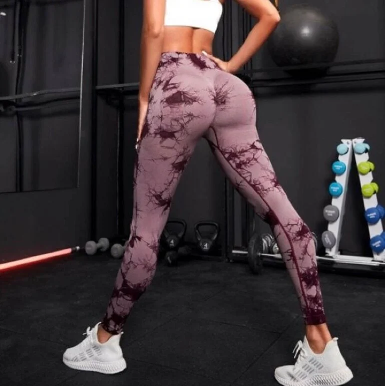 Leggins Tye dye Rosado